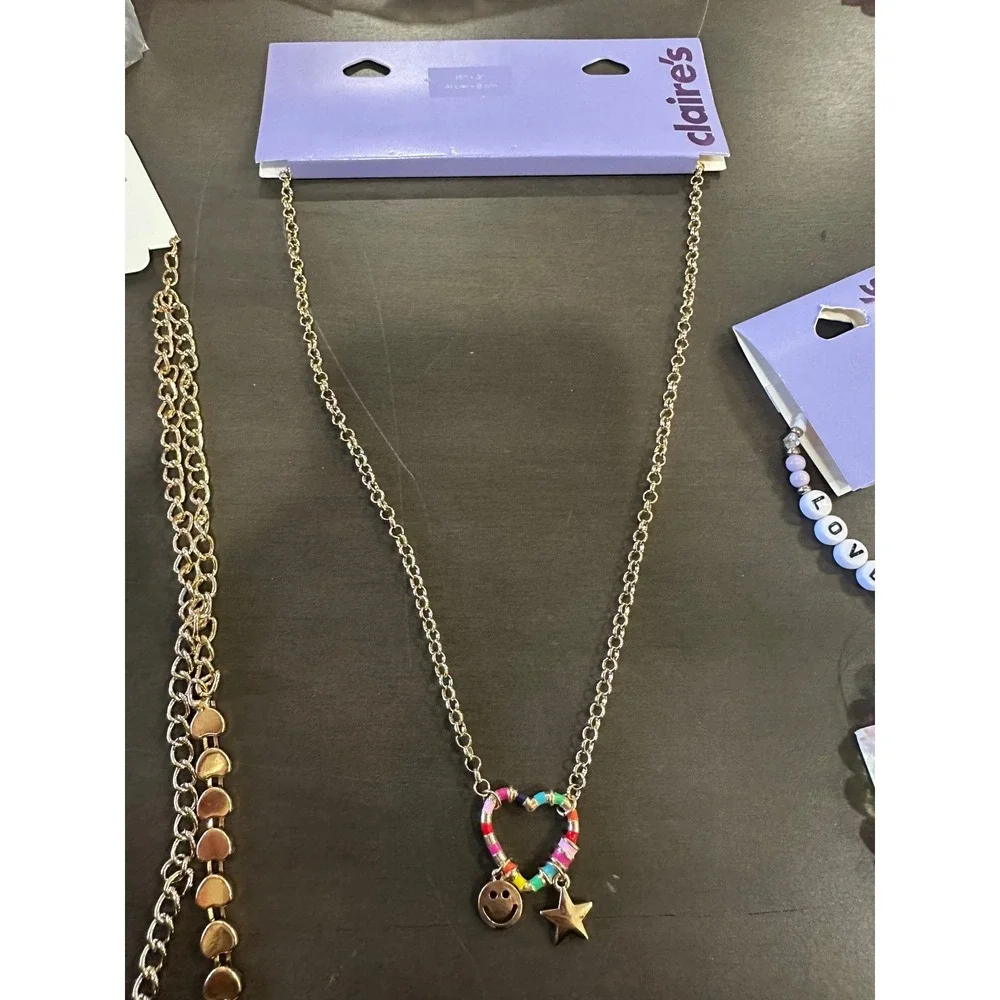 Claire's‎ Kids Valentine Jewelry Set Necklaces Bracelets Earrings